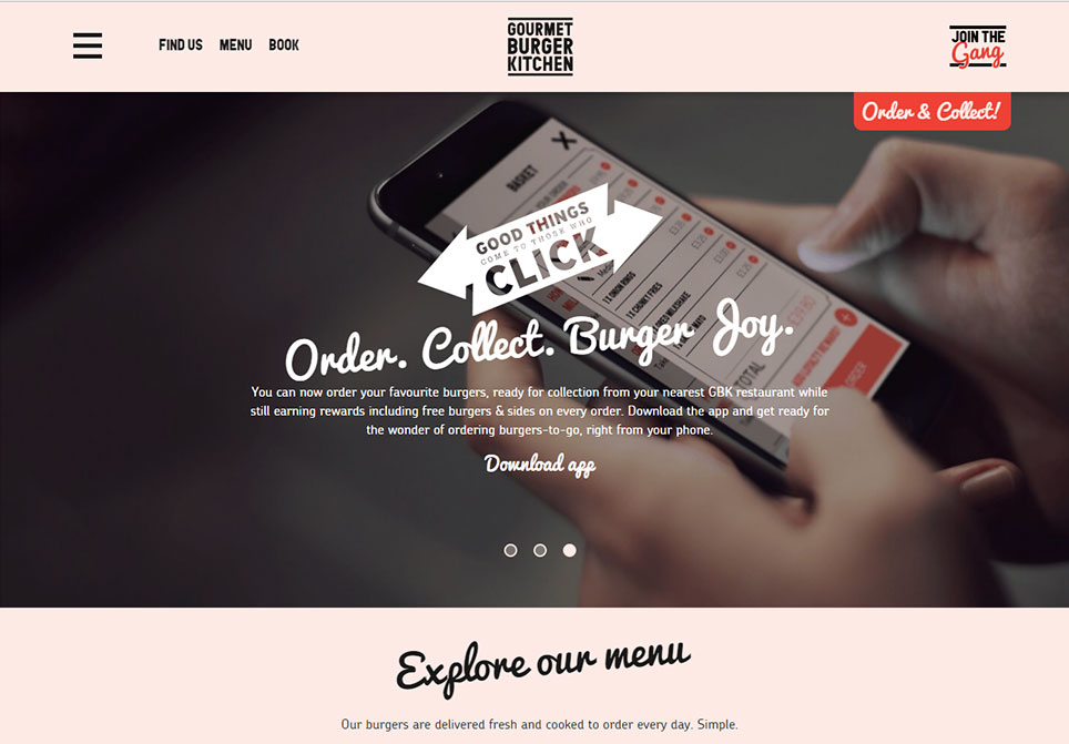 Click and Collect Food Orders