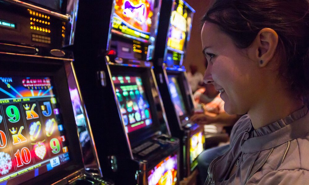 Under Age Gambler on Fruit Machine